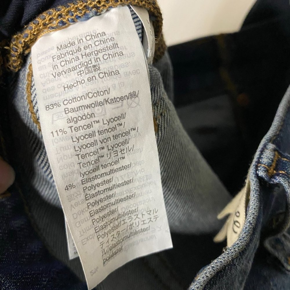 Madewell Maternity Skinny Size 24 Medium Wash - Picture 9 of 11